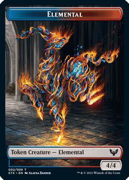 4/4 elemental token|Elemental Token (4/4) (Alouier) .